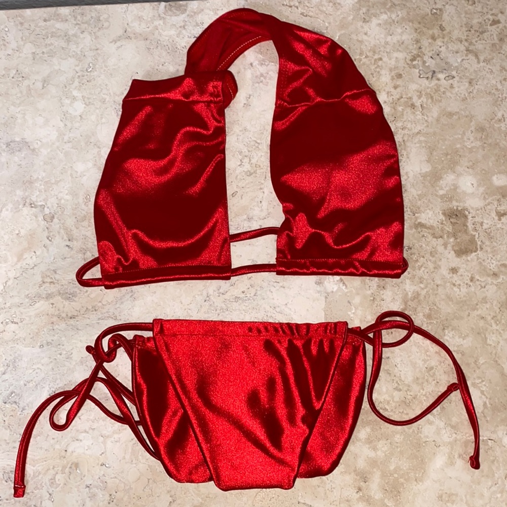 Red Romwe Bikini